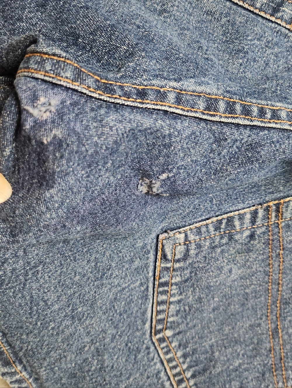 Vintage Club Monaco Dark Blue Denim Jean Shorts - Picture 8 of 10